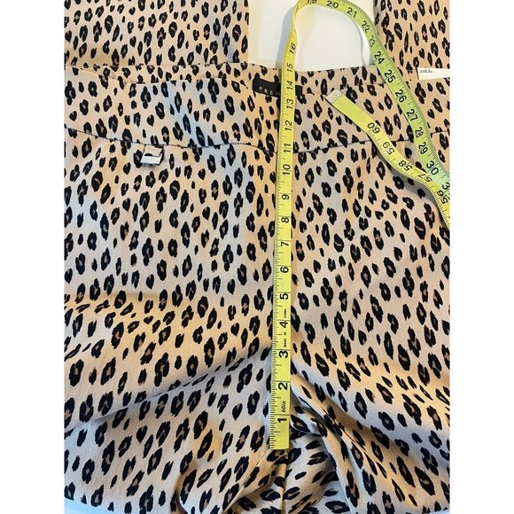 Premise Women Pants Size 3X Pull On Tummy Control Cheetah Print Ankle Hi Rise - Picture 15 of 16